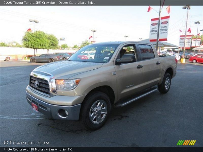 Desert Sand Mica / Beige 2008 Toyota Tundra SR5 CrewMax