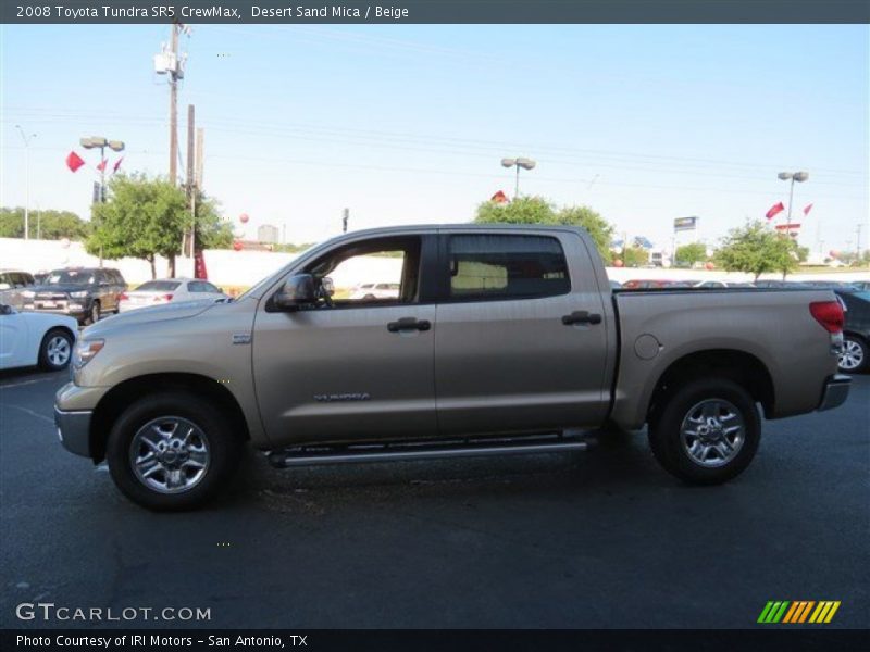 Desert Sand Mica / Beige 2008 Toyota Tundra SR5 CrewMax