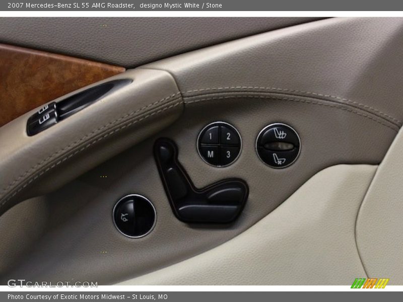 Controls of 2007 SL 55 AMG Roadster