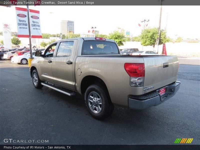 Desert Sand Mica / Beige 2008 Toyota Tundra SR5 CrewMax
