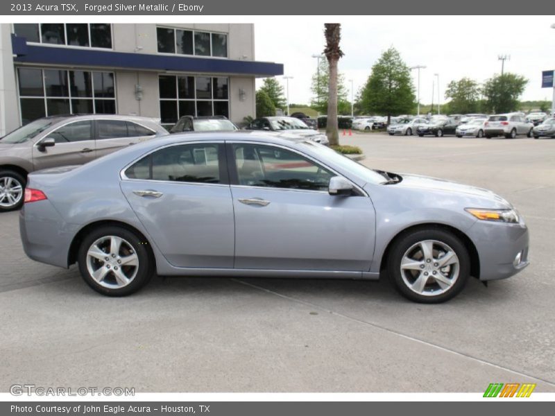 Forged Silver Metallic / Ebony 2013 Acura TSX
