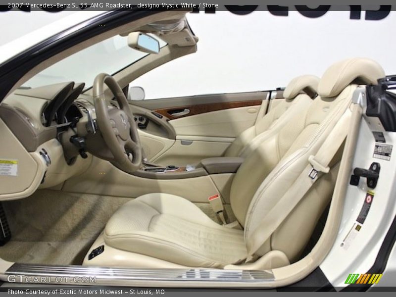  2007 SL 55 AMG Roadster Stone Interior
