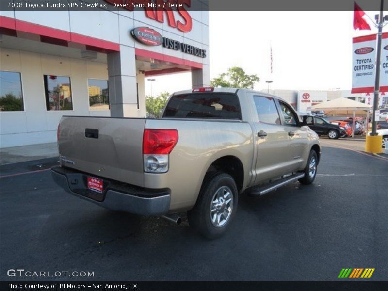 Desert Sand Mica / Beige 2008 Toyota Tundra SR5 CrewMax