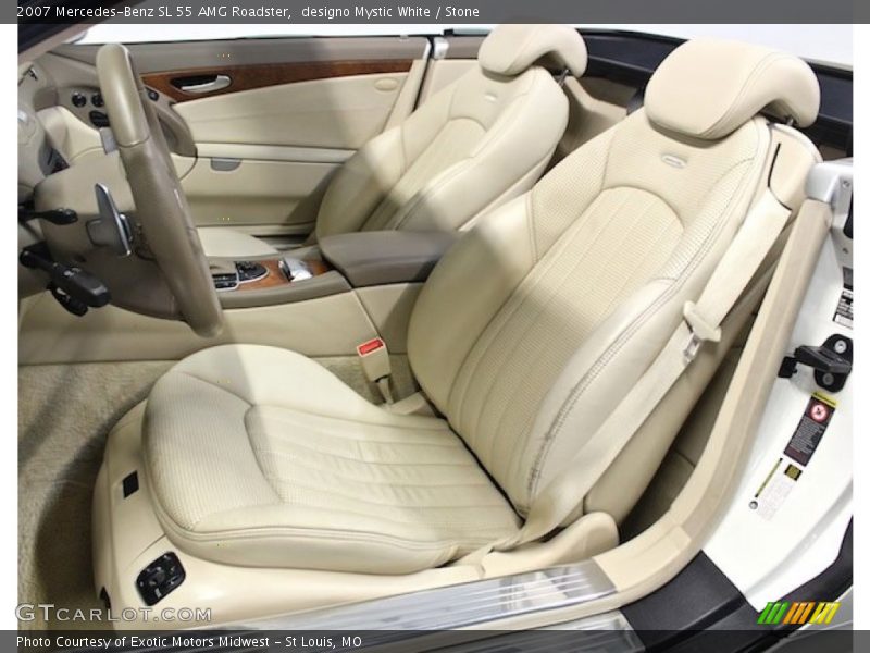 Front Seat of 2007 SL 55 AMG Roadster