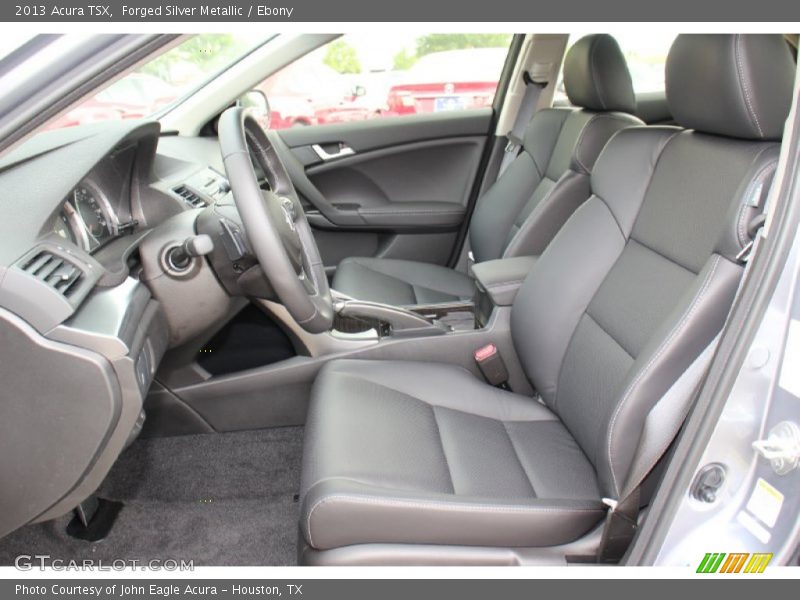 Front Seat of 2013 TSX 