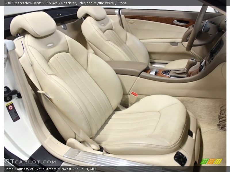 Front Seat of 2007 SL 55 AMG Roadster