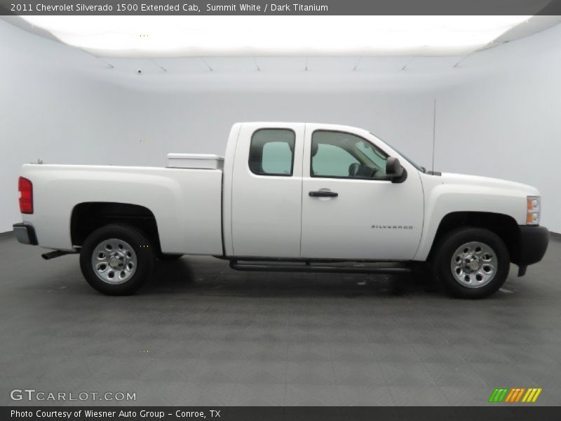 Summit White / Dark Titanium 2011 Chevrolet Silverado 1500 Extended Cab
