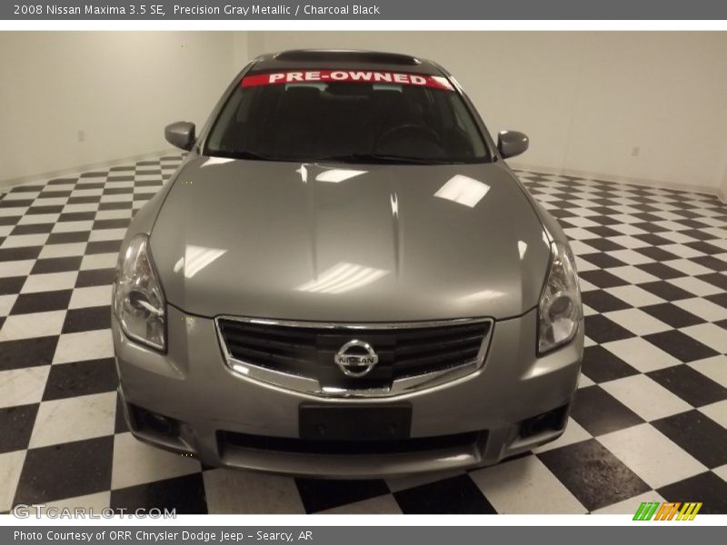 Precision Gray Metallic / Charcoal Black 2008 Nissan Maxima 3.5 SE