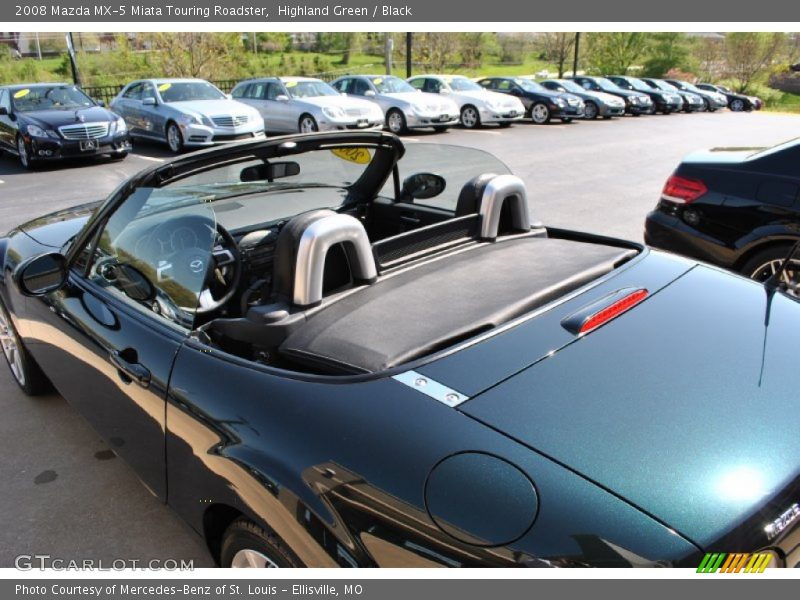 Highland Green / Black 2008 Mazda MX-5 Miata Touring Roadster
