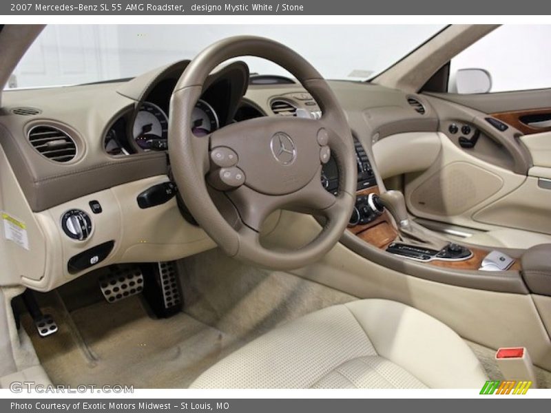 Stone Interior - 2007 SL 55 AMG Roadster 