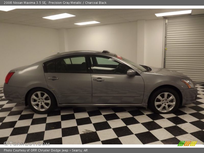 Precision Gray Metallic / Charcoal Black 2008 Nissan Maxima 3.5 SE