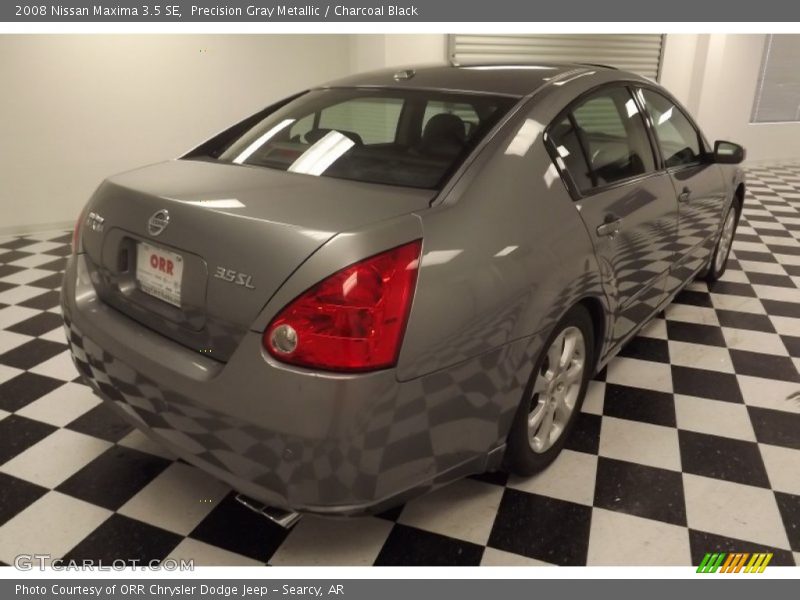 Precision Gray Metallic / Charcoal Black 2008 Nissan Maxima 3.5 SE