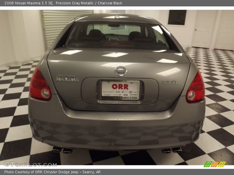 Precision Gray Metallic / Charcoal Black 2008 Nissan Maxima 3.5 SE