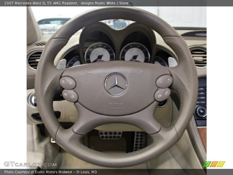  2007 SL 55 AMG Roadster Steering Wheel