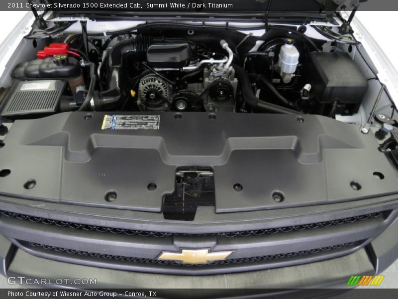 Summit White / Dark Titanium 2011 Chevrolet Silverado 1500 Extended Cab