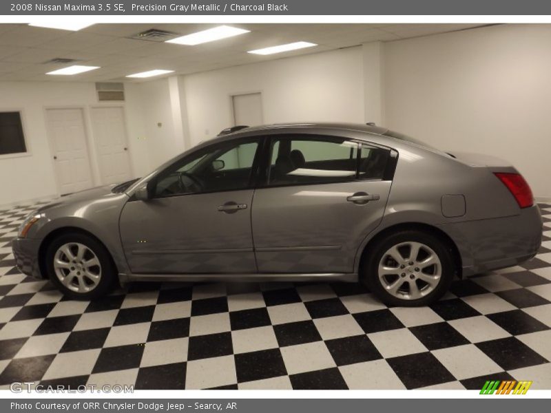 Precision Gray Metallic / Charcoal Black 2008 Nissan Maxima 3.5 SE