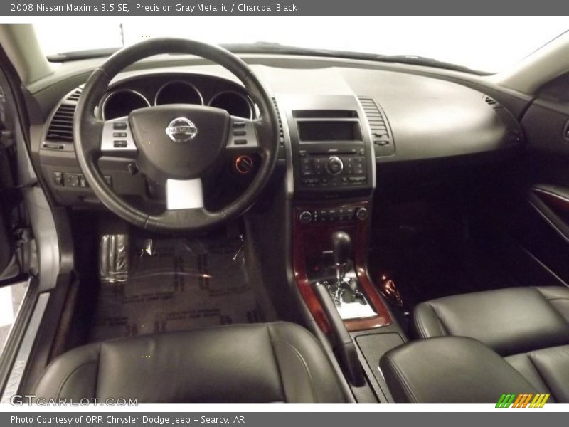 Precision Gray Metallic / Charcoal Black 2008 Nissan Maxima 3.5 SE