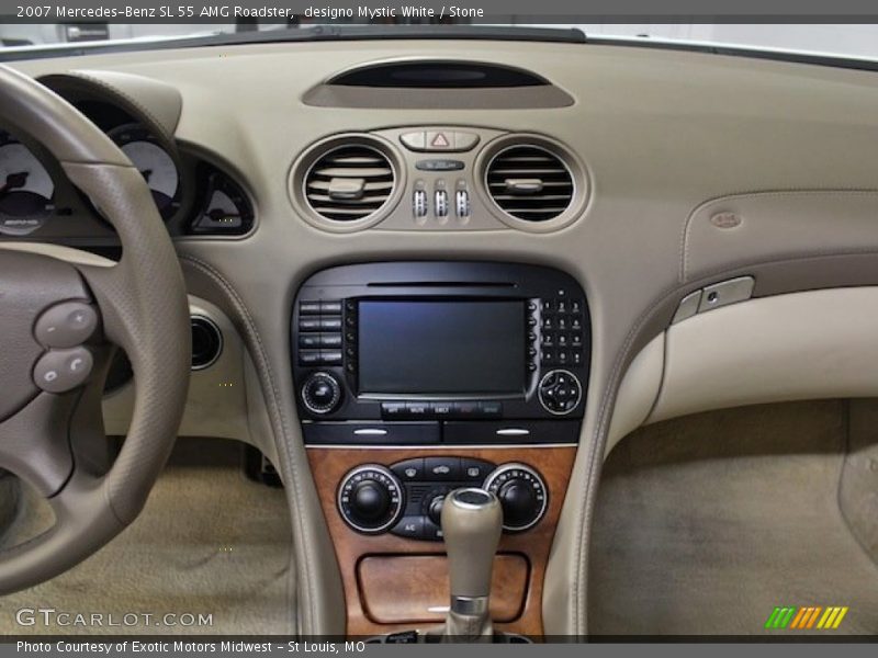 Controls of 2007 SL 55 AMG Roadster