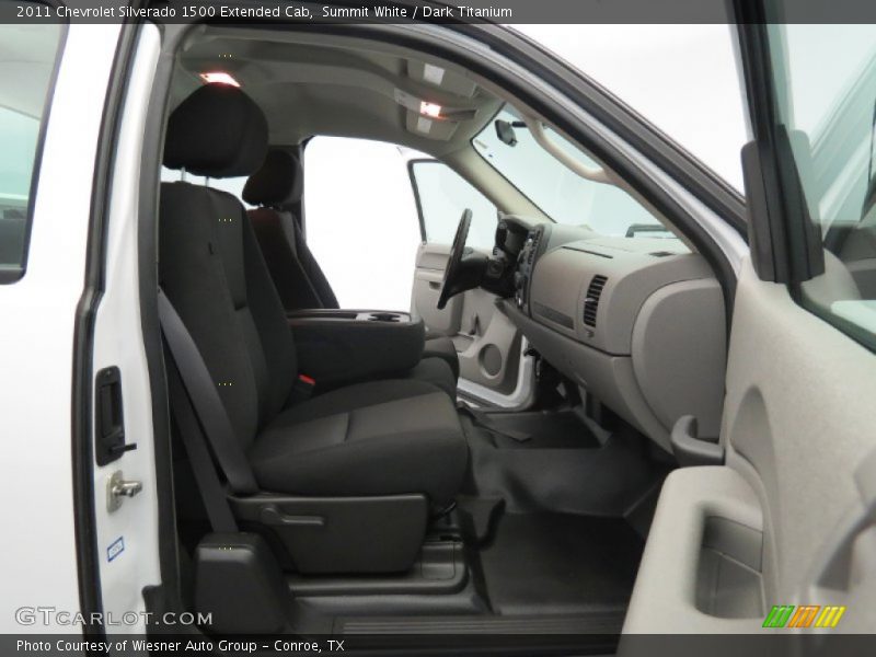 Summit White / Dark Titanium 2011 Chevrolet Silverado 1500 Extended Cab