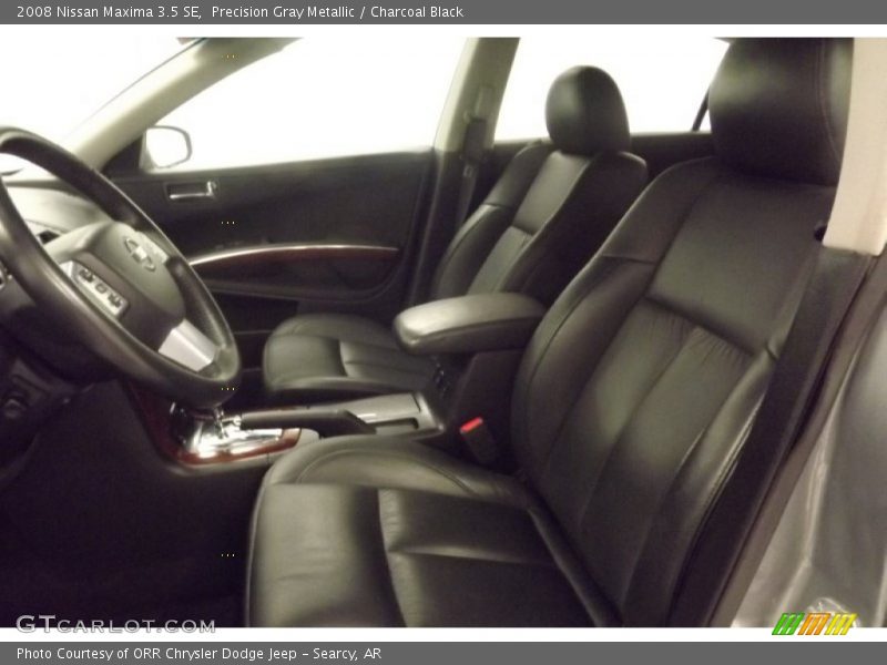 Precision Gray Metallic / Charcoal Black 2008 Nissan Maxima 3.5 SE