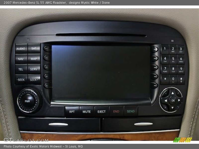 Controls of 2007 SL 55 AMG Roadster