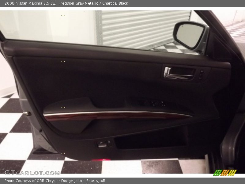 Precision Gray Metallic / Charcoal Black 2008 Nissan Maxima 3.5 SE
