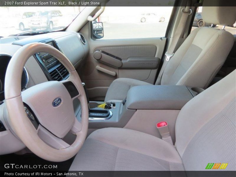 Black / Light Stone 2007 Ford Explorer Sport Trac XLT