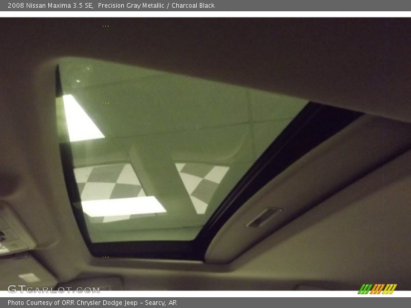 Precision Gray Metallic / Charcoal Black 2008 Nissan Maxima 3.5 SE