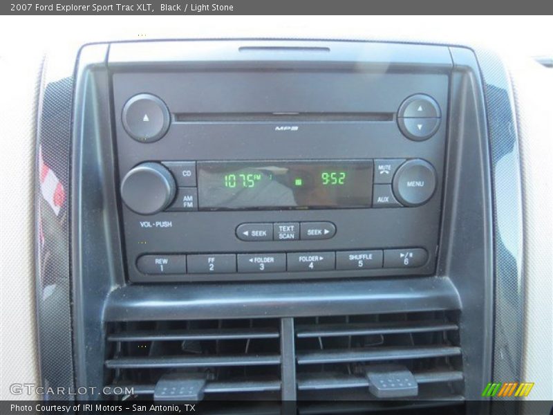 Black / Light Stone 2007 Ford Explorer Sport Trac XLT