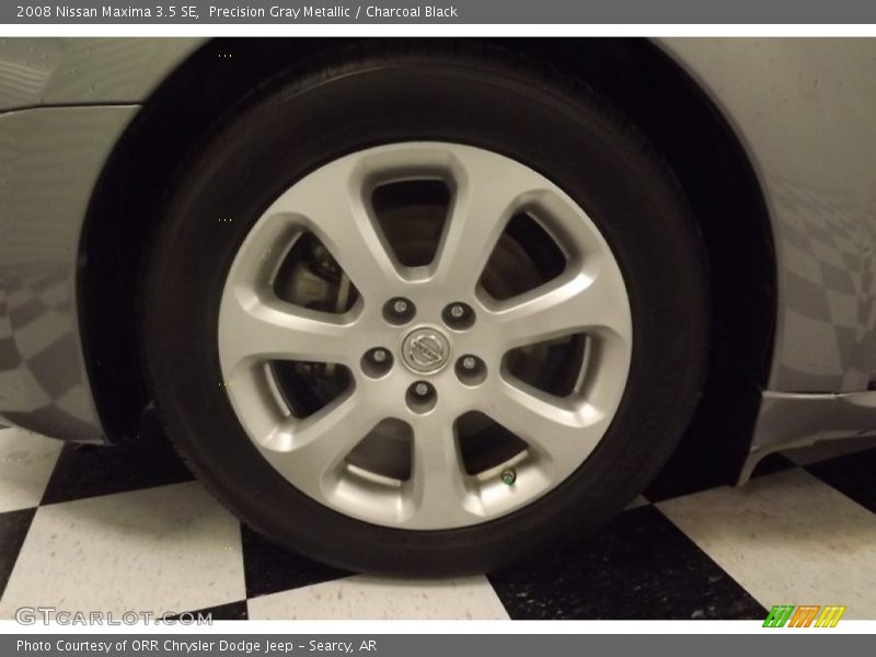 Precision Gray Metallic / Charcoal Black 2008 Nissan Maxima 3.5 SE