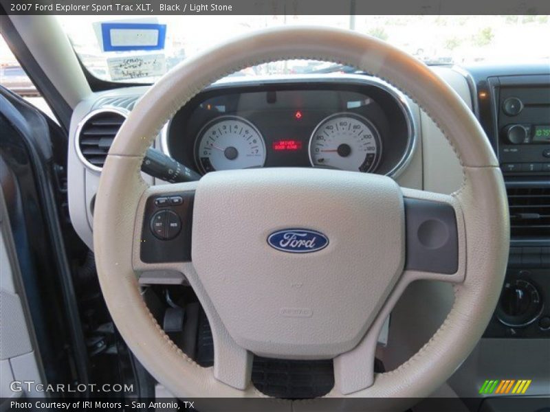 Black / Light Stone 2007 Ford Explorer Sport Trac XLT