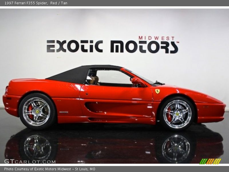 Red / Tan 1997 Ferrari F355 Spider