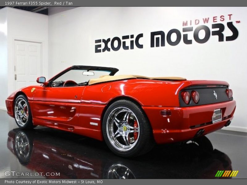 Red / Tan 1997 Ferrari F355 Spider