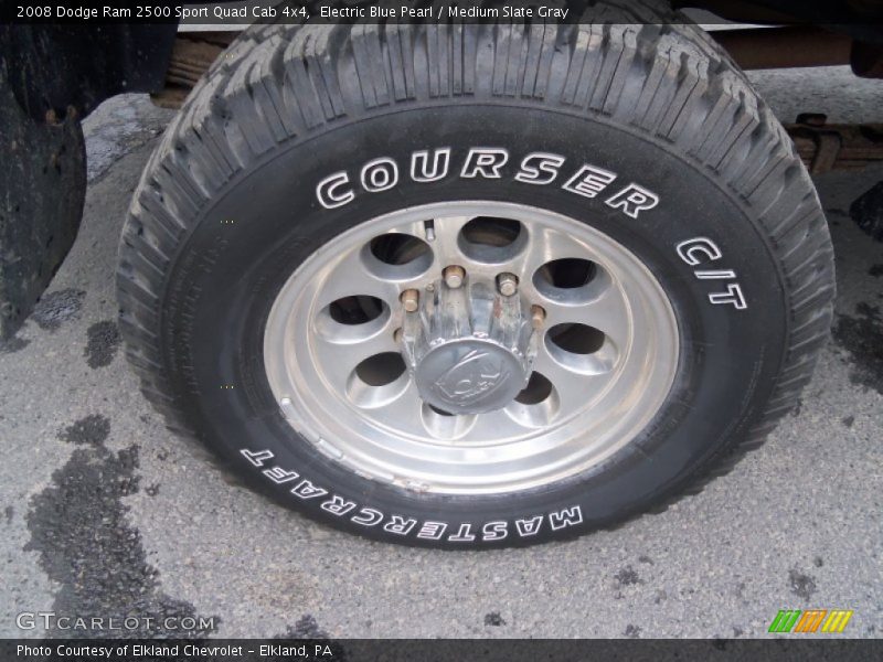 Electric Blue Pearl / Medium Slate Gray 2008 Dodge Ram 2500 Sport Quad Cab 4x4