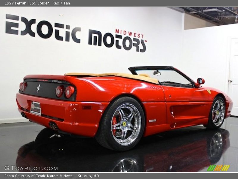 Red / Tan 1997 Ferrari F355 Spider