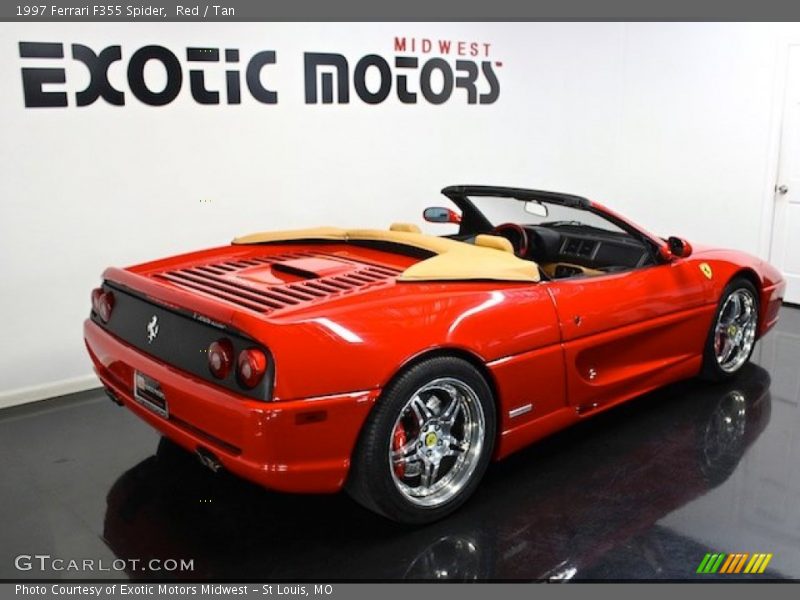 Red / Tan 1997 Ferrari F355 Spider