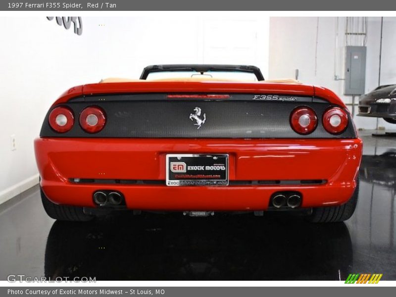 Red / Tan 1997 Ferrari F355 Spider