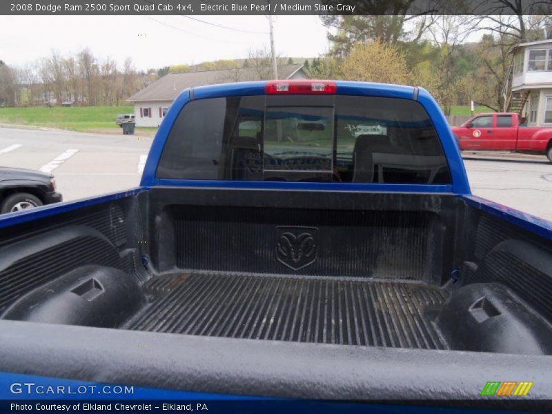 Electric Blue Pearl / Medium Slate Gray 2008 Dodge Ram 2500 Sport Quad Cab 4x4