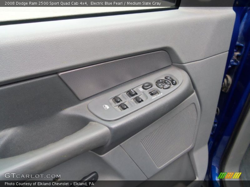 Electric Blue Pearl / Medium Slate Gray 2008 Dodge Ram 2500 Sport Quad Cab 4x4