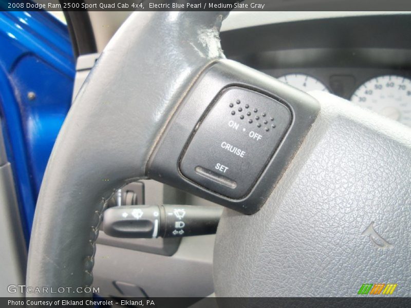 Electric Blue Pearl / Medium Slate Gray 2008 Dodge Ram 2500 Sport Quad Cab 4x4