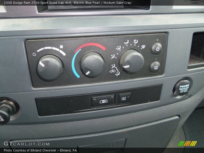 Electric Blue Pearl / Medium Slate Gray 2008 Dodge Ram 2500 Sport Quad Cab 4x4