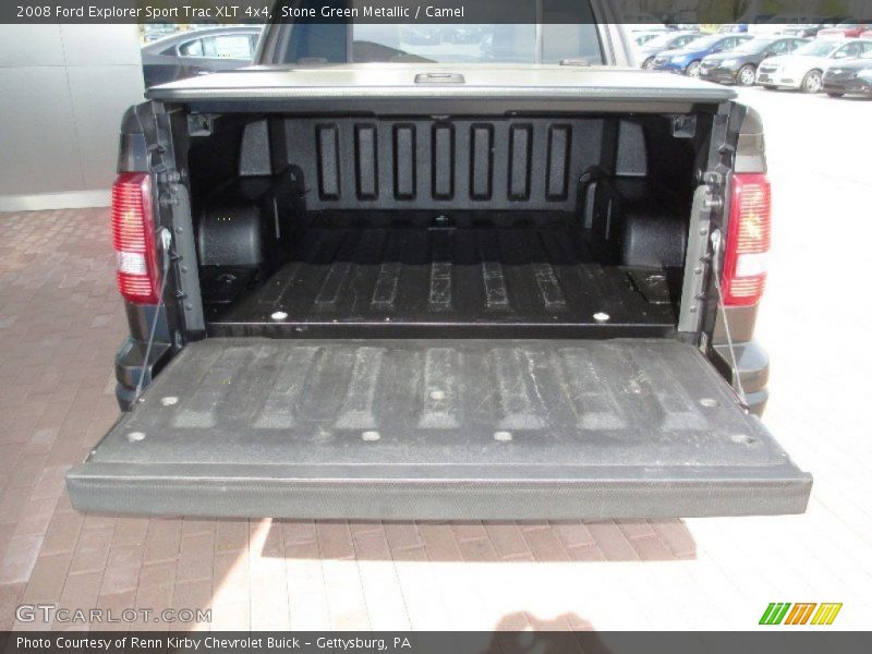 Stone Green Metallic / Camel 2008 Ford Explorer Sport Trac XLT 4x4