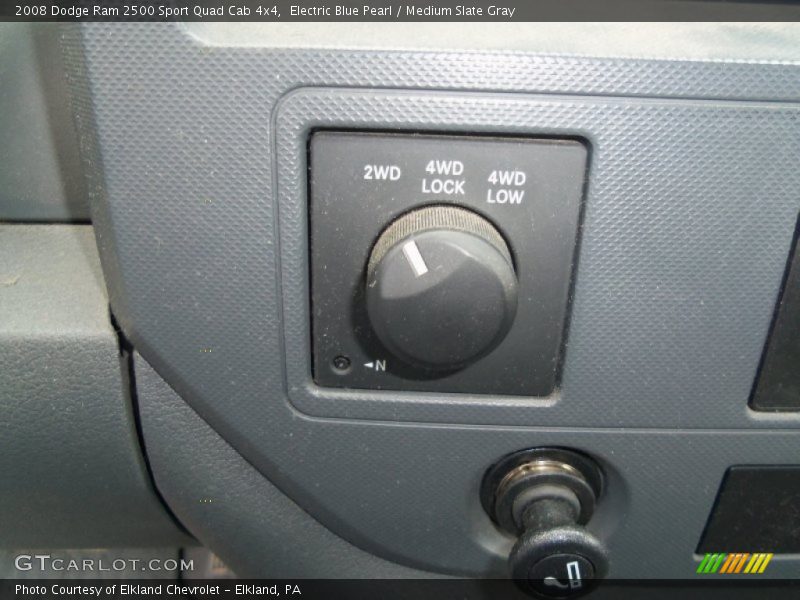 Electric Blue Pearl / Medium Slate Gray 2008 Dodge Ram 2500 Sport Quad Cab 4x4
