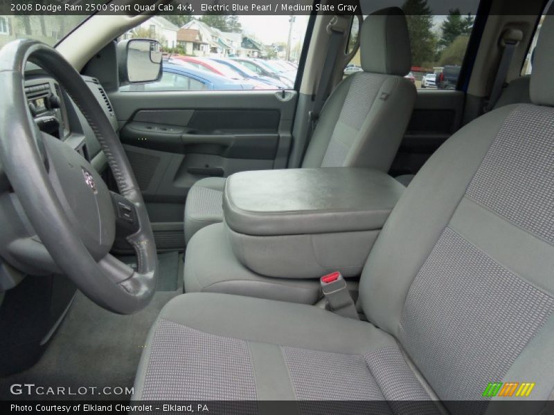 Electric Blue Pearl / Medium Slate Gray 2008 Dodge Ram 2500 Sport Quad Cab 4x4