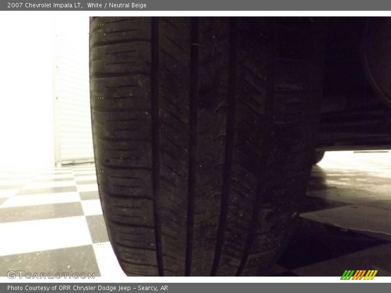 White / Neutral Beige 2007 Chevrolet Impala LT