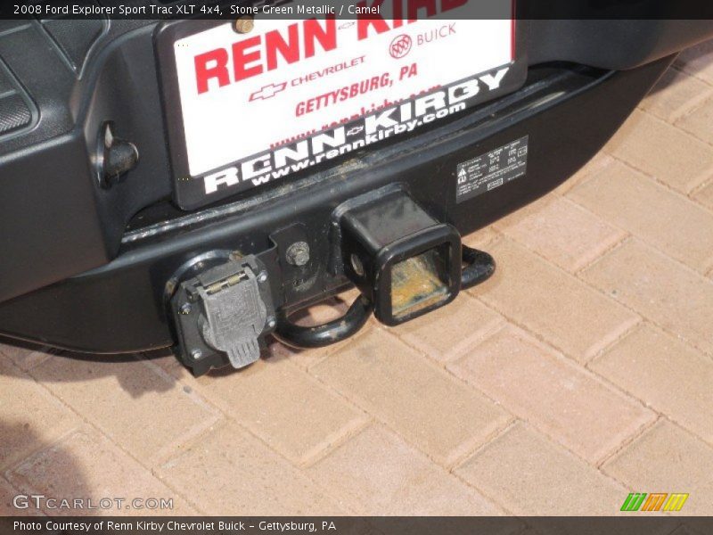 Stone Green Metallic / Camel 2008 Ford Explorer Sport Trac XLT 4x4