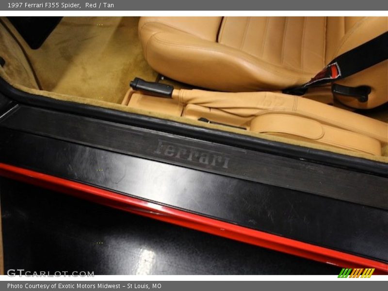 Red / Tan 1997 Ferrari F355 Spider