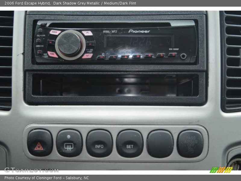 Dark Shadow Grey Metallic / Medium/Dark Flint 2006 Ford Escape Hybrid