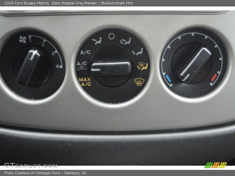 Controls of 2006 Escape Hybrid