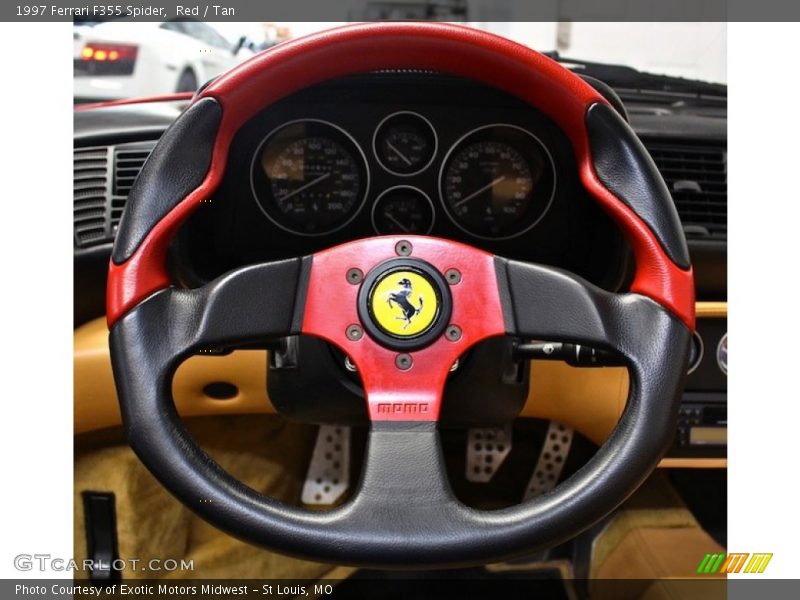Red / Tan 1997 Ferrari F355 Spider
